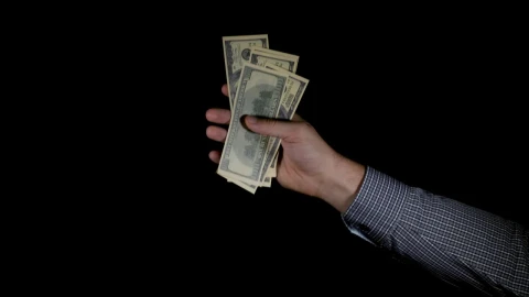 Stock Video Ham Crumples A Bunch Of Dollar Bills Live Wallpaper For PC - Free Live Wallpaper
