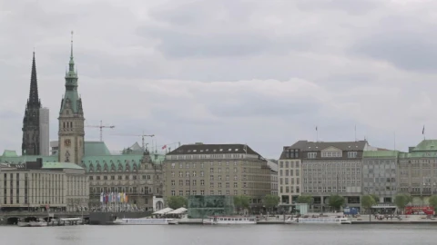 Stock Video Hamburg On An Overcast Day Live Wallpaper For PC - Free Live Wallpaper