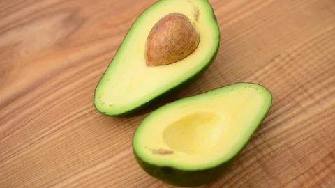 Stock Video Halved Avocado On A Table Live Wallpaper For PC - Free Live Wallpaper