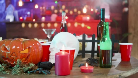 Stock Video Halloween Party Decorations Live Wallpaper For PC - Free Live Wallpaper