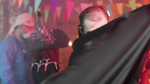 Stock Video Halloween Costume Party With A Vampire Live Wallpaper For PC - Free Live Wallpaper