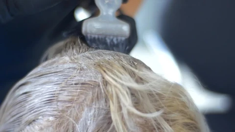 Stock Video Hairstylist Applying Hair Dye Live Wallpaper For PC - Free Live Wallpaper