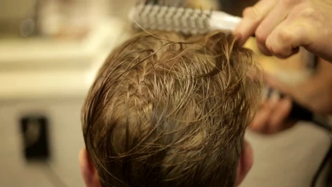 Stock Video Hairdresser Combing A Client Live Wallpaper For PC - Free Live Wallpaper