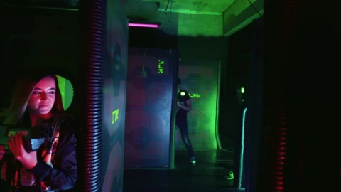 Stock Video Guys Having A Good Time At Laser Tag Live Wallpaper For PC - Free Live Wallpaper