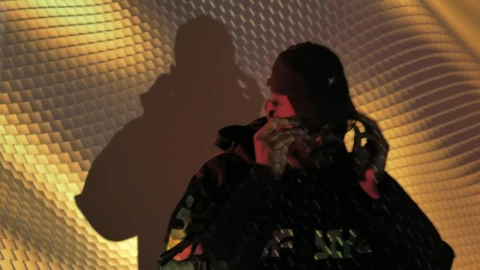 Stock Video Guy Dancing In Front Of Colorful Wall Live Wallpaper For PC - Free Live Wallpaper