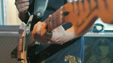 Stock Video Guitarist Performing A Song Live Wallpaper For PC - Free Live Wallpaper