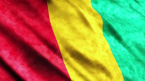 Stock Video Guinea Flag While Waving In D Live Wallpaper For PC - Free Live Wallpaper