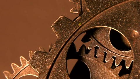 Stock Video Grunge Industrial Gears Viewed In Detail Live Wallpaper For PC - Free Live Wallpaper