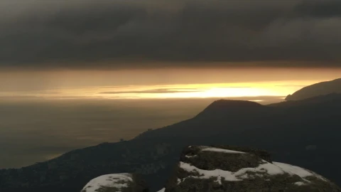 Stock Video Grey Clouds Stretching Across The Sky Live Wallpaper For PC - Free Live Wallpaper