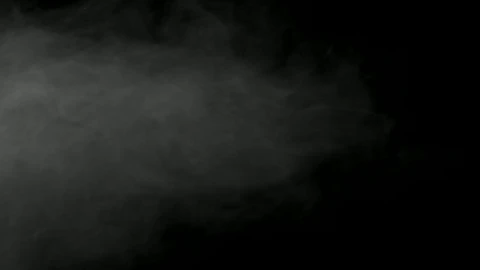 Stock Video Grey Smoke Cloud Drifts On Black Background Live Wallpaper For PC - Free Live Wallpaper
