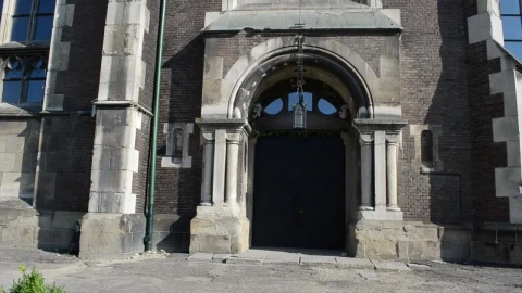 Stock Video Grey Brick Building In Lviv Live Wallpaper For PC - Free Live Wallpaper