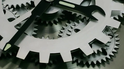 Stock Video Gears Of A Steel Watch Working Live Wallpaper For PC - Free Live Wallpaper