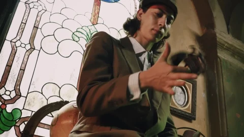 Stock Video Gangster Spinning His Gun Before Firing It Live Wallpaper For PC - Free Live Wallpaper