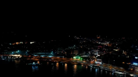 Stock Video Galata Bridge At Night Live Wallpaper For PC - Free Live Wallpaper