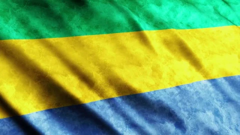 Stock Video Gabon Flags Close Up Live Wallpaper For PC - Free Live Wallpaper
