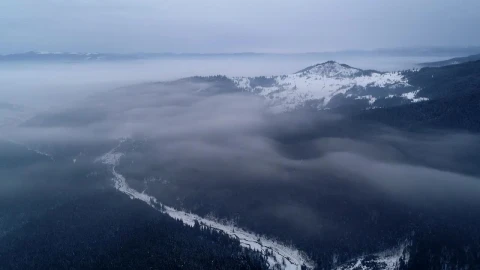Stock Video Frozen Nature Area Aerial Shot Live Wallpaper For PC - Free Live Wallpaper