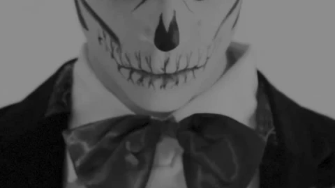Stock Video Front Portrait Of A Day Of The Dead Catrin With Live Wallpaper For PC - Free Live Wallpaper