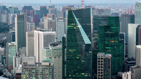 Stock Video From Dusk To Night Landscape In Tokyo Live Wallpaper For PC - Free Live Wallpaper