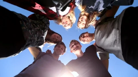 Stock Video Friends Smiling At The Camera Live Wallpaper For PC - Free Live Wallpaper