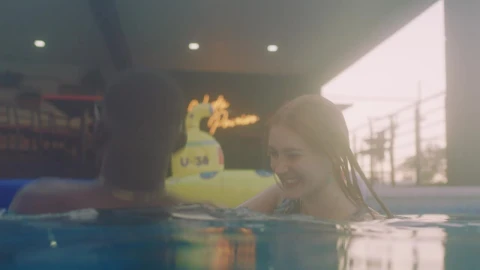 Stock Video Friends Playing In The Pool Live Wallpaper For PC - Free Live Wallpaper