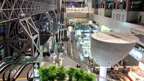 Stock Video Kyoto Busy Train Station Time Lapse Animated Wallpaper - Free Live Wallpaper