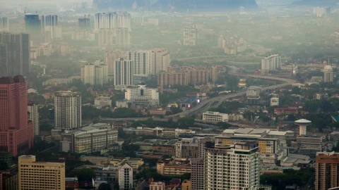 Stock Video Kuala Lumpur City Pollution Animated Wallpaper - Free Live Wallpaper