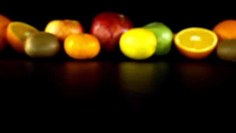 Stock Video Kiwi Halved Close To More Fruit Animated Wallpaper - Free Live Wallpaper