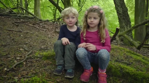 Stock Video Kids Sitting Together Animated Wallpaper - Free Live Wallpaper