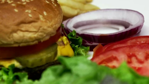 Stock Video Ketchup On A Burger Animated Wallpaper - Free Live Wallpaper