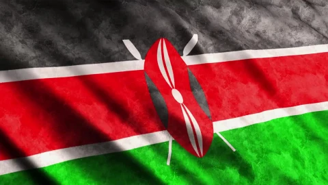 Stock Video Kenya Faded Flag Waving Animated Wallpaper - Free Live Wallpaper