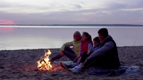 Stock Video Keeping Warm By The Fire Animated Wallpaper - Free Live Wallpaper