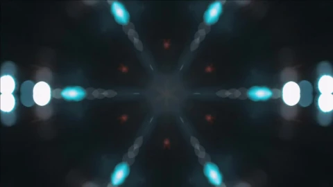 Stock Video Kaleidoscope Shot Of Blue Lights In Motion Animated Wallpaper - Free Live Wallpaper