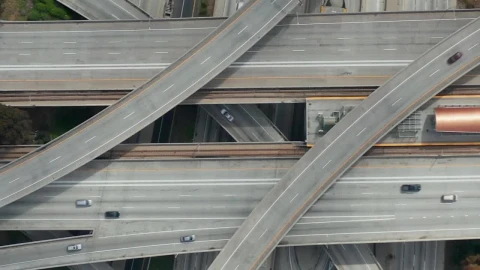 Stock Video Judge Pregerson Highway Aerial Close Up Animated Wallpaper - Free Live Wallpaper
