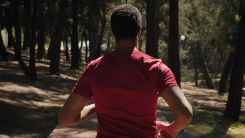 Stock Video Jogging Behind A Man In The Park Animated Wallpaper - Free Live Wallpaper