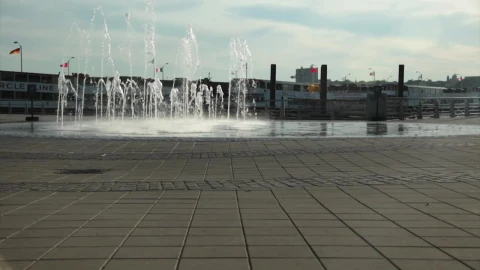 Stock Video Jets Of Water From A Fountain Animated Wallpaper - Free Live Wallpaper