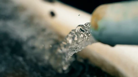 Stock Video Jet Water Is Poured Into The Hands Of A Person Animated Wallpaper - Free Live Wallpaper