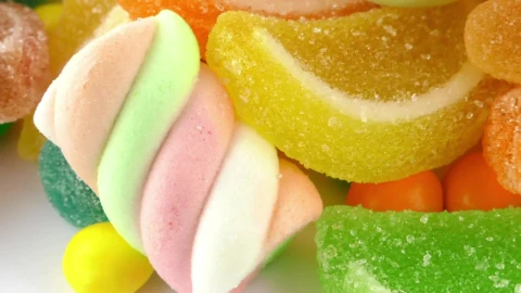 Stock Video Jelly Sweets Macro Shot Animated Wallpaper - Free Live Wallpaper