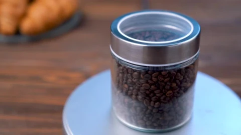 Stock Video Jar With Coffee Beans Animated Wallpaper - Free Live Wallpaper