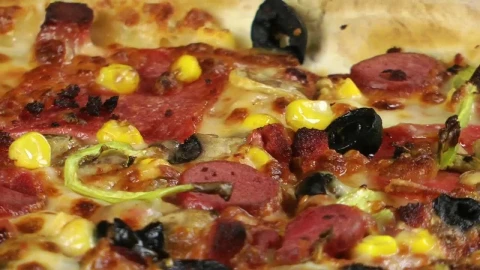 Stock Video Italian Pizza Texture Close Up Animated Wallpaper - Free Live Wallpaper