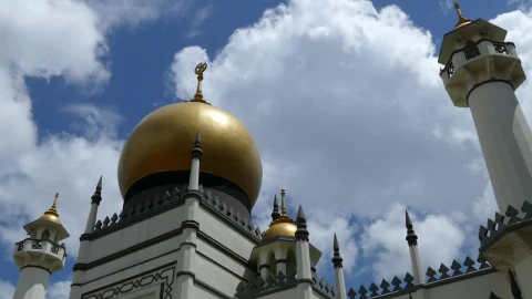 Stock Video Islamic Temple And The Sky Animated Wallpaper - Free Live Wallpaper