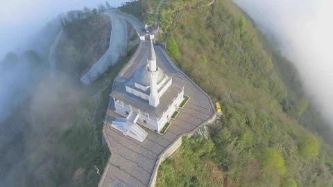 Stock Video Islamic Building In The Top Of A Mountain Animated Wallpaper - Free Live Wallpaper