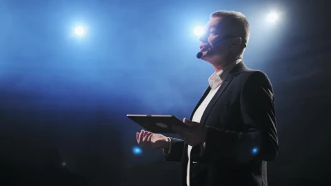 Stock Video Introduction Of Business Seminar Motivational Speaker Animated Wallpaper - Free Live Wallpaper