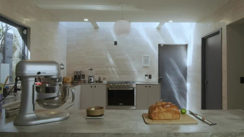 Stock Video Interior View Of A Spacious Modern Kitchen Animated Wallpaper - Free Live Wallpaper