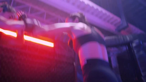Stock Video Intense Mixed Martial Arts Combat Between Two Women Animated Wallpaper - Free Live Wallpaper
