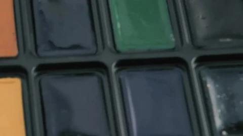 Stock Video Instruments Of A Painter Artist Close Up Animated Wallpaper - Free Live Wallpaper