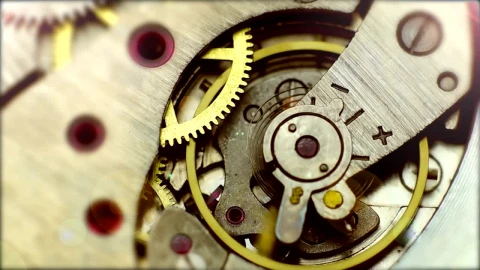 Stock Video Inside Of A Working Clockwork Animated Wallpaper - Free Live Wallpaper