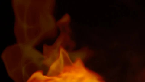 Stock Video Inlaid Flames Waving In The Dark Animated Wallpaper - Free Live Wallpaper