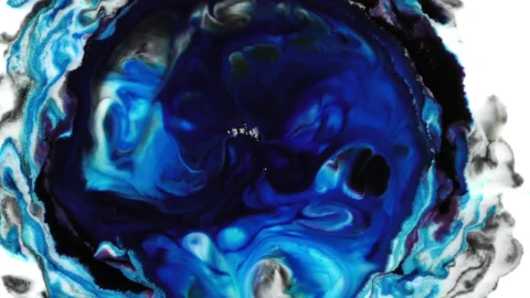 Stock Video Ink Mix With Psychedelic Effect Under Water Animated Wallpaper - Free Live Wallpaper