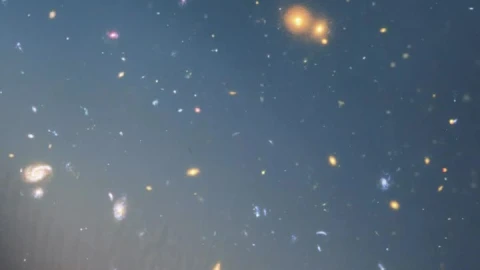 Stock Video Infinite Space Covered In Stars And Galaxies With Gradient Colors Animated Wallpaper - Free Live Wallpaper