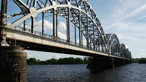 Stock Video Industrial Steel Bridge Animated Wallpaper - Free Live Wallpaper